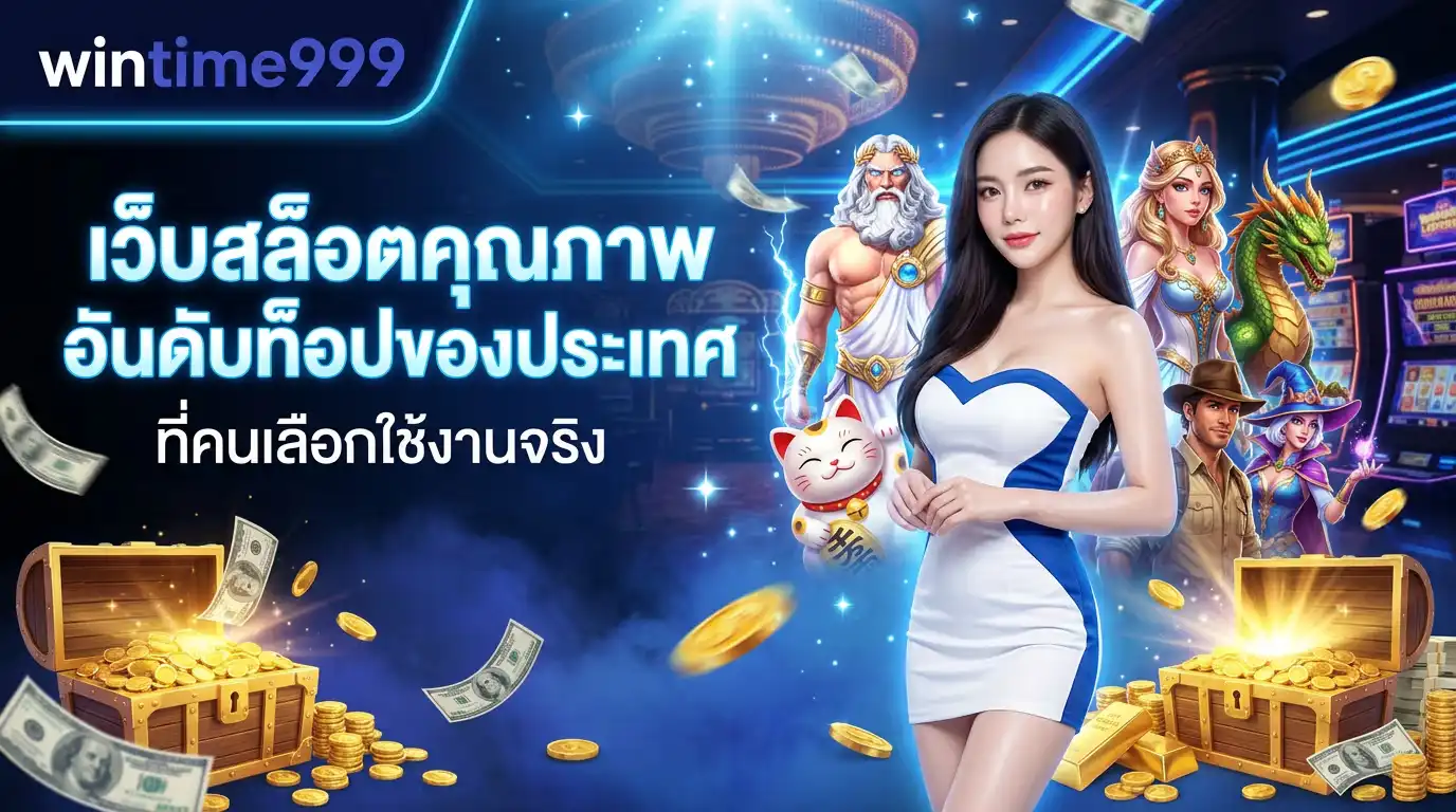 wintime999 เว็บสล็อตคุณภาพ อันดับท็อปของประเทศ ที่คนเลือกใช้งานจริง